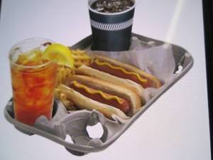 Pactiv 4-Cup universl Carryout Tray...