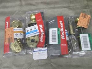 4 Assorted Kwikset Entry Products o...
