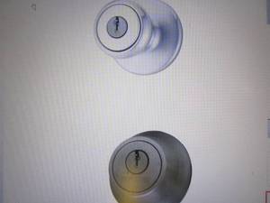 Tylo Satin Chrome Entry Door Knob a...