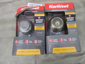 2 Kwikset Keyed Deadbolts...