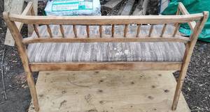 lot 57 image: Wooden Park Bench