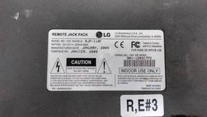 lot 39 image: LG Remote Jack Pack Model RJP-110F