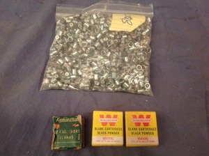 lot 54 image: Winchester Black Powder Blank Cartridges