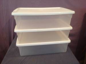 lot 82 image: 3 Totes with Lids