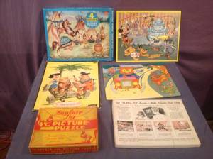 lot 104 image: Vintage Childrens Puzzles