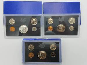 lot 26 image: 1969-S, 1970-S & 1971-S US Proof Sets