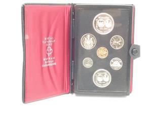 lot 28 image: 1974 Canada 7 Coin Prestige Silver Dollar PROOF Set - DEEP CAMEO