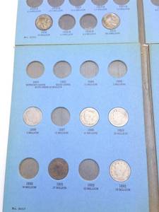 lot 43 image: 29 Different Dated Buffalo nickels & 23 Different Dated V Nickels