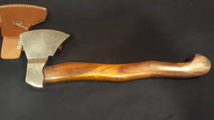 Stunning Custom Damascus Steel Axe