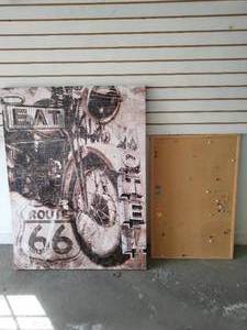 Large Canvas and Corkboard