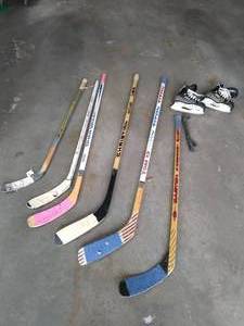 Collection of Hockey Equipment