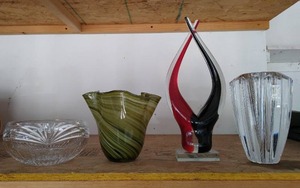 Collection of Glass and Crystal Items