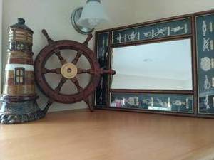 Three Pieces Of BoatShip Dcor