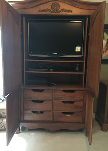 Wood Armoire