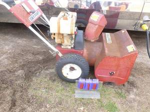 Snapper 8 hp 23 snow blower. Needs tlc. As shown.
