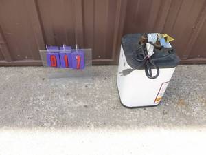 110 volt 2 gallon water heater. Works. As shown.