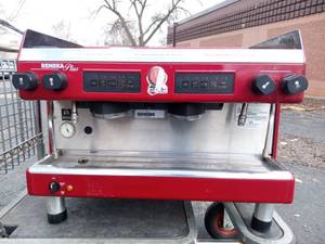 lot 02 image: Reneka Plus Commercial Cappuccino & Espresso Machine (Works) (valued  $4,500)