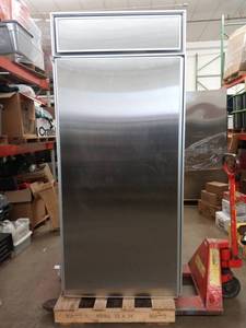 lot 03 image: Built-in Custom Designed 17.3 Cu. Ft. Stainless Steel 30 Northland Design Refrigerator (Valued  $3,000)