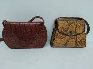 lot 13 image: Two Leather Handbags
