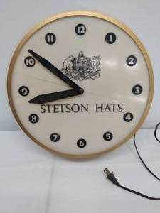 lot 17 image: Stentson Ad Clock