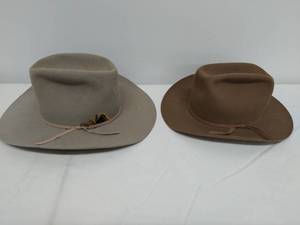 lot 21 image: Two Resistol Brand Hats