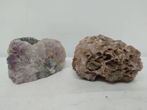 lot 112 image: Two Crystal Rocks