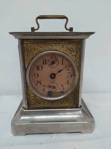 lot 126 image: Clock Music Box