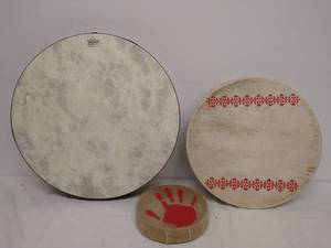 lot 228 image: Three Musical Hand Instruments