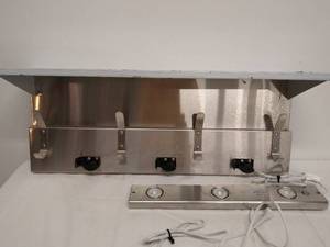 lot 229 image: Industrial Metal Shelf And Lights