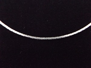.925 Sterling Silver Fancy Triangle Link Necklace