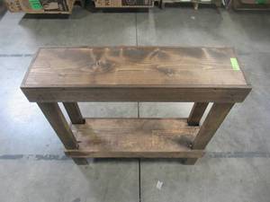 lot 305 image: Del Hutson Designs Rustic Luxe Dark Walnut Small Sofa Table DHD1462dw