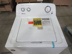 lot 328 image: Amana 3.5 cu. ft. Top Load Washer in White NTW4516FW