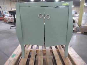 lot 208 image: Home Decorators Collection Savoy 31 in. W x 22 in. D Bath Vanity in Green 10401-VS30J-BL