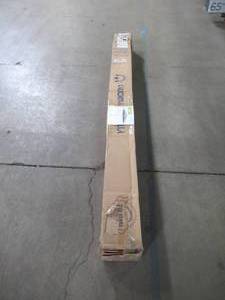 lot 500 image: California Umbrella 11 ft. Matted White Aluminum Market Patio Umbrella with Crank Lift in Parrot Sunbrella GSCU118170-5405-DWV