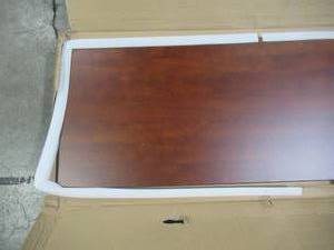 lot 512 image: Regency Seating Fusion Mahogany 84 in. W x 24 in. D Training Table Top MFTT8424MH