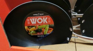 lot 633 image: Nordic Ware 10 Nonstick Wok - Set of 3
