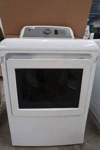 lot 599 image: GE 7.4 cu. ft. Capacity aluminized alloy drum Electric Dryer with Sensor Dry