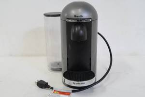 lot 665 image: Nespresso VertuoPlus Deluxe Coffee and Espresso Machine by Breville - Titan