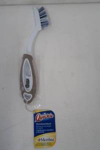 lot 682 image: Quickie Home Pro Tile And Grout Brush Tan White