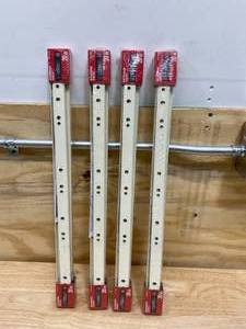 lot 28 image: EVERBILT Lot of 4-  20 in. Self-Closing Bottom Mount Drawer Slide Set