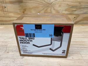 lot 33 image: NORSK Slatwall Big Mouth Hook (2-Pack)