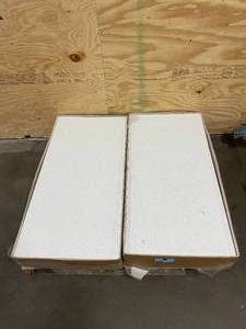 lot 39 image: Lot of 2 Boxes of Ceiling Tile (11 per box)