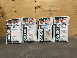 lot 43 image: QUICK-SORB Lot of Four 40 lb Bags