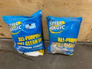lot 44 image: SILL MAGIC Lot of 2-  All-Purpose Spill Clean Up (15 lb bags)