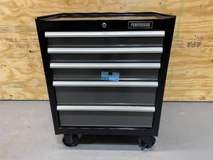 lot 101 image: PERFORMAX 5 Drawer Portable Tool Chest