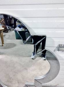 Another Fantastic Mirror MSRP $1200 Removed From A Wayzata Estate 36 Sculpted Quatrefoil Mirror Within Beveled Glass Mirror By High Quality Maker Sheffield Home - Excellent Condition&nbsp Very Heavy
