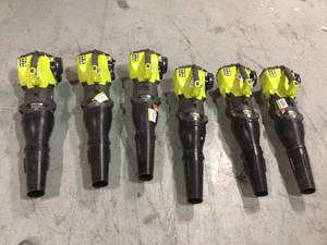 Lot of 6 Ryobi Leaf Blowers Customer Returns See Pictures