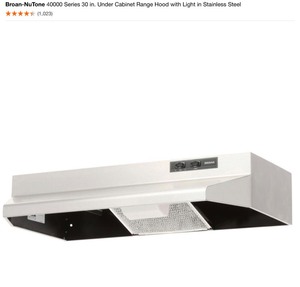 lot 44 image: ASSORTED BROAN-NUTONE CABNET RANGE HOODS WITH LIGHTS. SEE PICTURES
