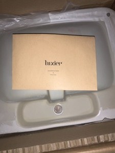 lot 55 image: LUXIER RECTANGULAR 24 IN. DROP-IN CERAMIC BATHROOM SINK IN WHITE. SEE PICTURES