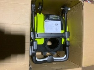 lot 12 image: RYOBI 20 IN. 40-VOLT BRUSHLESS CORDLESS ELECTRIC SNOW BLOWER (TOOL ONLY). SEE PICTURES